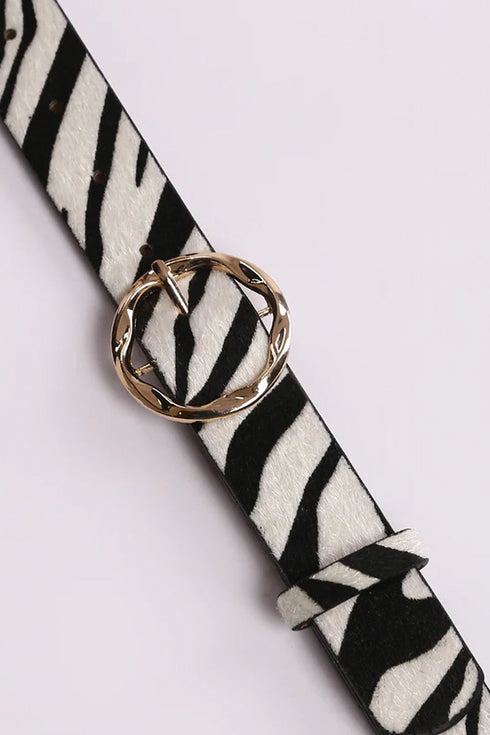Fierce Edge Zebra Belt