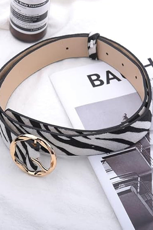 Fierce Edge Zebra Belt