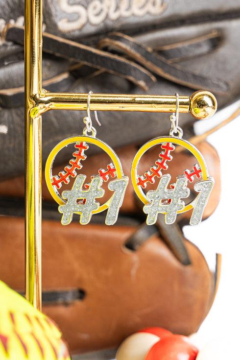 Softball #1 Earrings