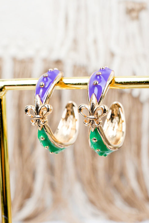 The French Quarter Goldtone Hoop Earrings