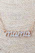 Iridescent Mama Script Goldtone Necklace