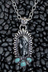 Black Desert Echo Silvertone Necklace