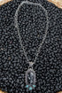 Black Desert Echo Silvertone Necklace