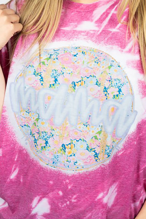 Bleached Petals For Mama Softstyle Adult T-Shirt