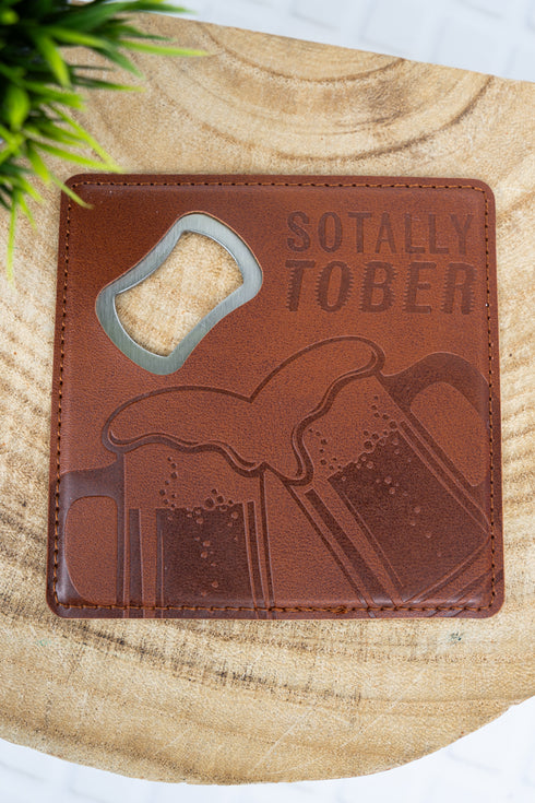 Sotally Tober Bottle Opener Coasters