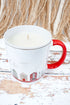 Merry Christmas Scented Candle in Ceramic Mug