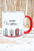 Merry Christmas Scented Candle in Ceramic Mug