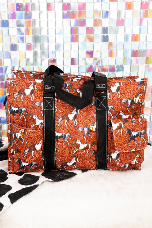 Hold Your Horses Large Organizer Tote