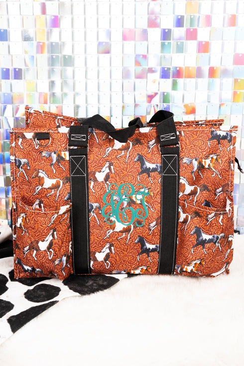 Hold Your Horses Large Organizer Tote