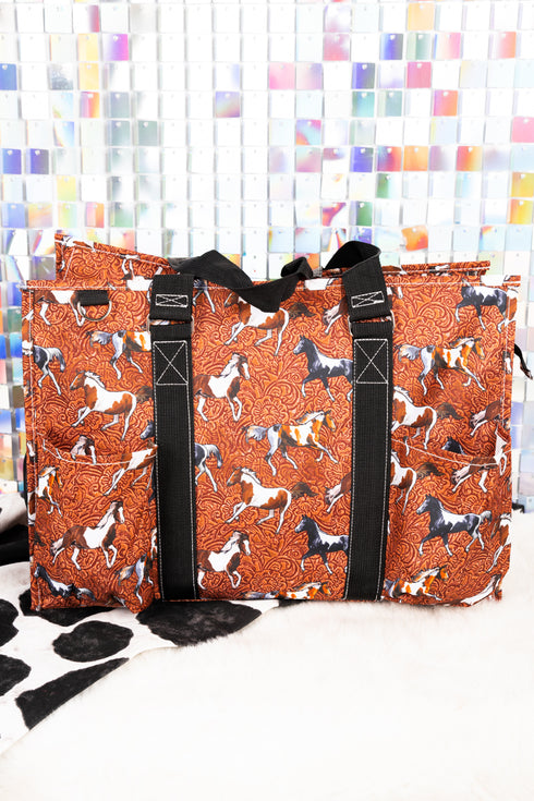 Hold Your Horses Large Organizer Tote
