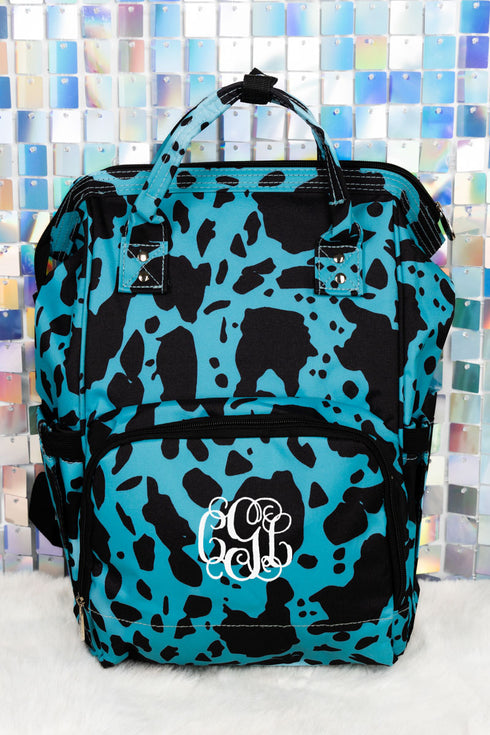 Turquoise Milkin' It Diaper Bag Backpack