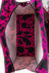 Hot Pink Milkin' It with Black Trim Large Organizer Tote