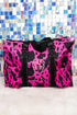 Hot Pink Milkin' It with Black Trim Large Organizer Tote