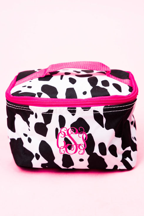 Deja Moo with Hot Pink Trim Case