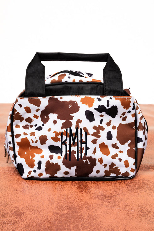 Caffe Moo-cha Insulated Bowler Style Lunch Bag