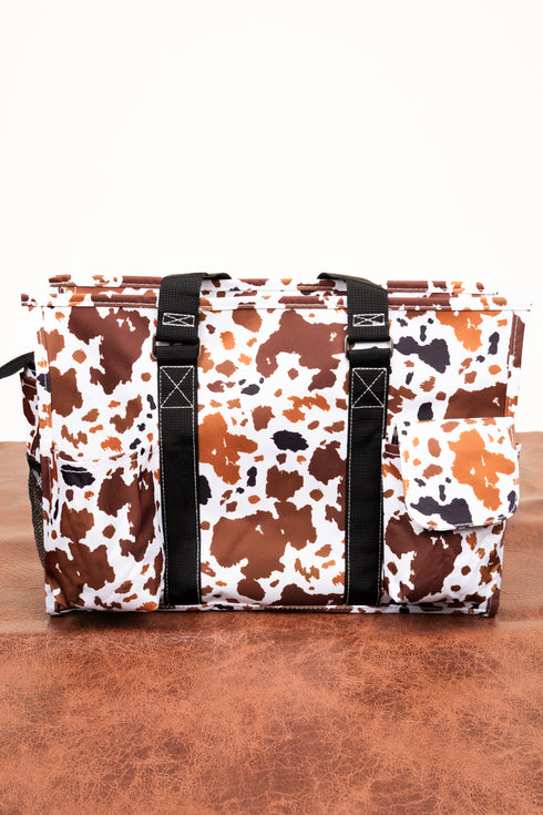 Caffe Moo-cha Utility Tote with Black Trim
