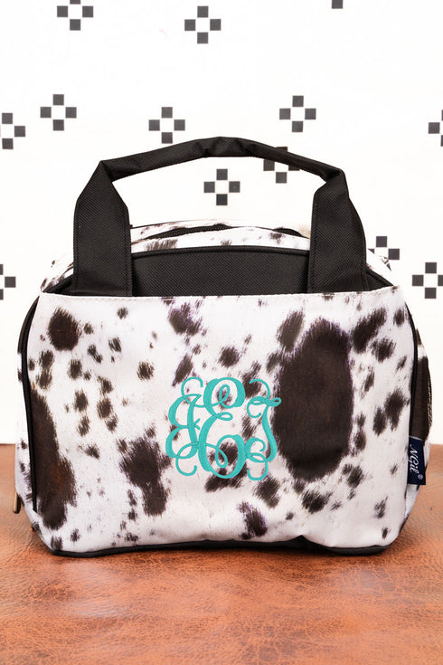 Moo York Minute Insulated Bowler Style Lunch Bag