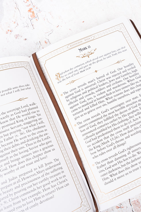 Daily Devotions From The KJV Large Print LuxLeather Devotional