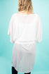 What A Feeling Jersey Kimono, White