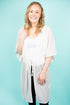 What A Feeling Jersey Kimono, White
