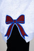 Youth Ash You Design It Embroidered Side Bows NuBlend Crew Sweatshirt *Customize Your Text and Bows