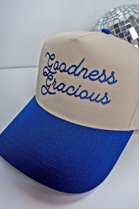 Goodness Gracious Embroidered Five Panel Twill Cap