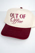 Out Of Office Embroidered Five Panel Twill Cap