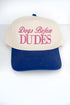 Dogs Before Dudes Embroidered Five Panel Twill Cap