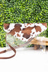 In The Clear Reese Cow Envelope Clutch