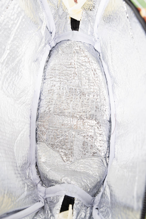 The Gridiron Insulated Bowler Style Lunch Bag