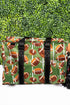 The Gridiron Utility Tote with Black Trim