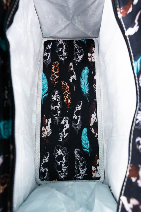 Miu Falls Utility Tote with Black Trim