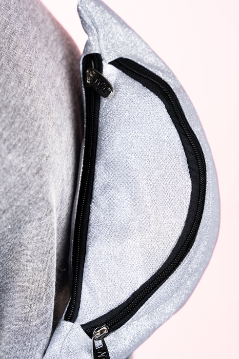 Silver Glitz & Glam Fanny Pack