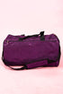 Purple Glitz & Glam Duffle Bag with Shoe Compartment