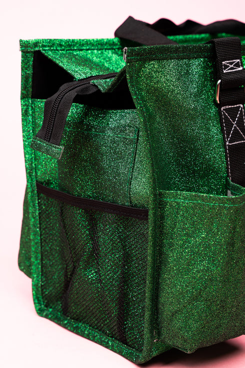 Green Glitz & Glam Get Organized Tote