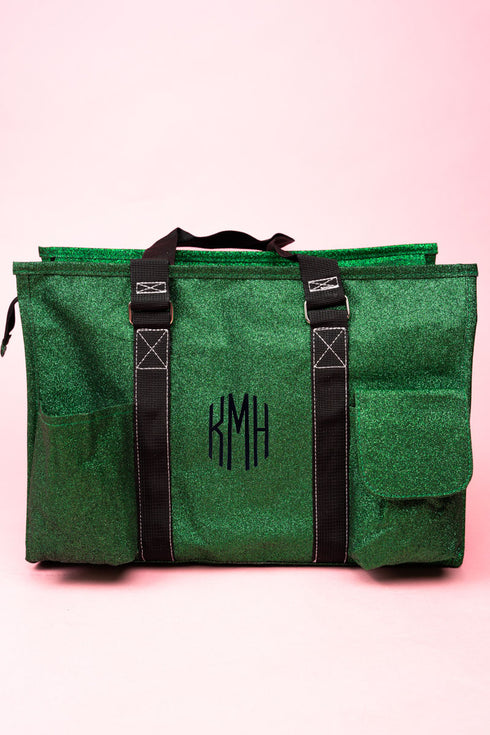 Green Glitz & Glam Get Organized Tote