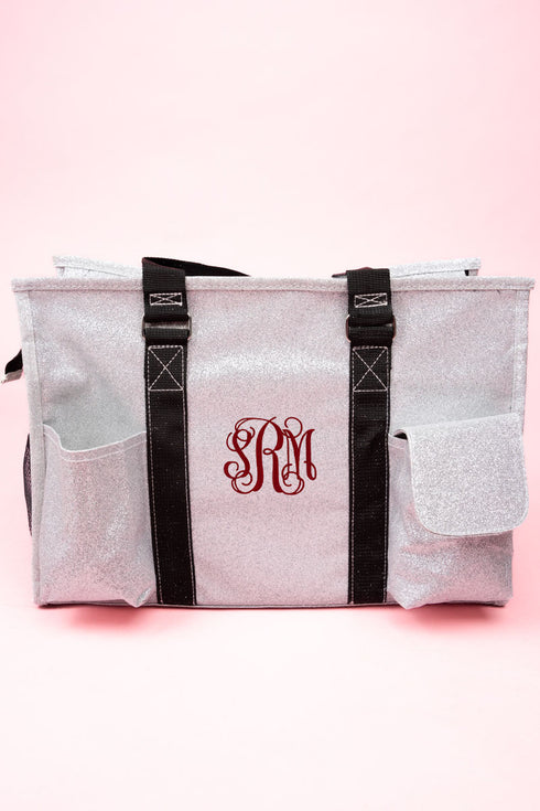 Silver Glitz & Glam Get Organized Tote