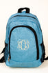 Turquoise Glitz & Glam Medium Backpack