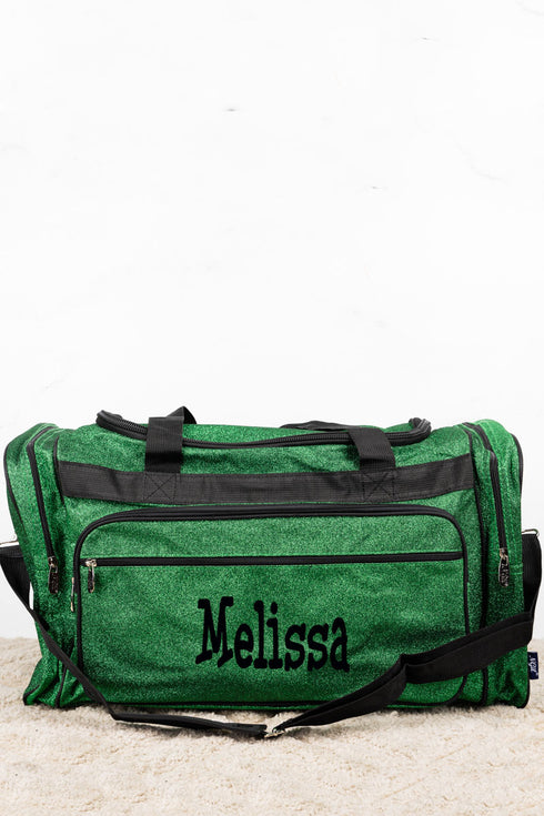 Green Glitz & Glam Duffle Bag 23"