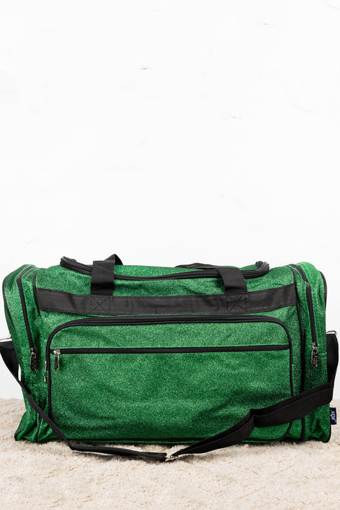 Green Glitz & Glam Duffle Bag 23"