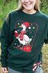 Side Bows Goosey & Bright Heavy Blend Crew Sweatshirt