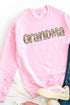 Floral Boho Grandma Heavy-weight Crew Sweatshirt