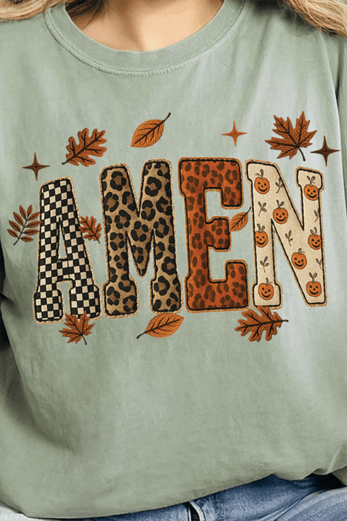 Autumn Amen Comfort Colors Adult Ring-Spun Cotton Tee