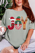 Christmas Characters Joy Comfort Colors Adult Ring-Spun Cotton Tee