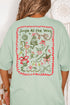 Christmas, Please Front & Back Comfort Colors Adult Ring-Spun Cotton Tee