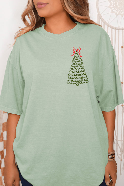 Christmas, Please Front & Back Comfort Colors Adult Ring-Spun Cotton Tee