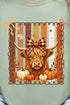 Highland In Autumn Comfort Colors Adult Ring-Spun Cotton Tee