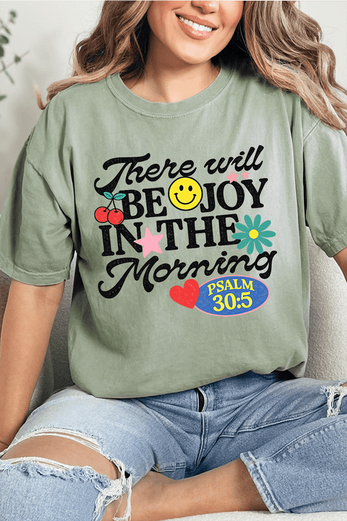 Joy In The Morning Comfort Colors Adult Ring-Spun Cotton Tee