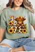 Little Highland Love Comfort Colors Adult Ring-Spun Cotton Tee