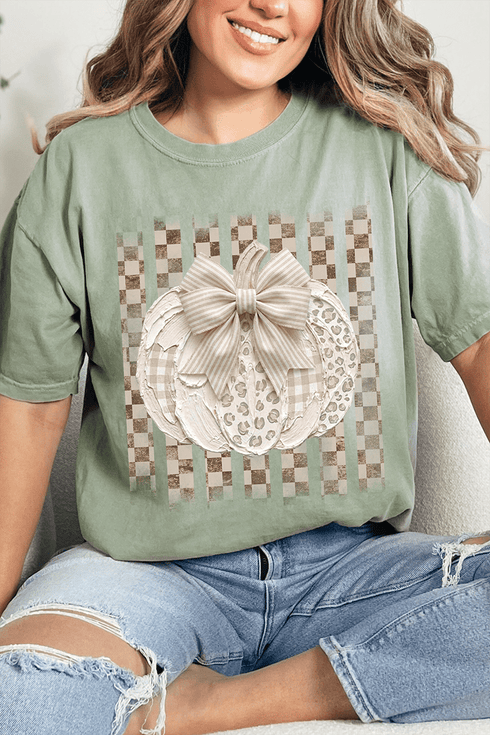 Painted Pumpkin Latte Comfort Colors Adult Ring-Spun Cotton Tee